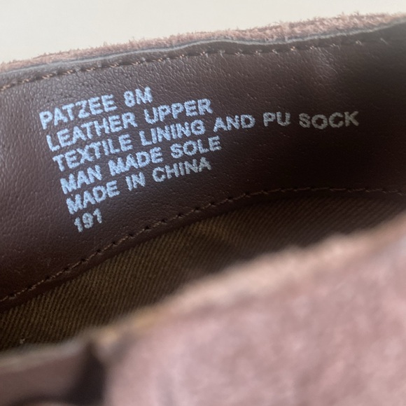 Steve Madden Patzee Suede Low Heel Fringe Ankle Booties Size 8 NWOT w/ Defects - Picture 12 of 16